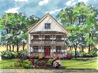 Cape May Single Family Illustration, Maryland. Cape May Single Family Illustration, Maryland.