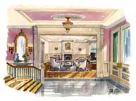 Living Room Interior Rendering. Chevy Chase, Maryland. Living Room Interior Rendering. Chevy Chase, Maryland.