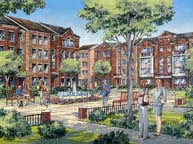 Somerville Courtyard Digital Rendering, Somerset, NJ. Somerville Courtyard Digital Rendering, Somerset, NJ.