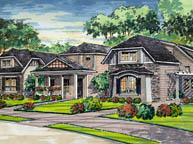 Southerland Homes Streetscape. Boise, Idaho. Southerland Homes Streetscape. Boise, Idaho.
