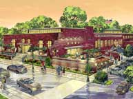 Digital rendering of an Urban Cafe and Office building. Owensboro, Kentucky. Digital rendering of an Urban Cafe and Office building. Owensboro, Kentucky.